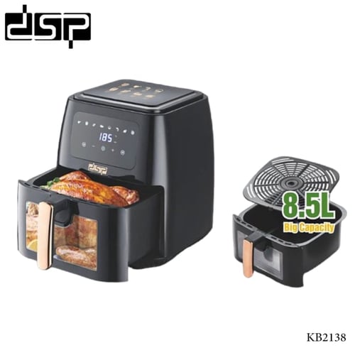 DSP Air Fryer With Removable Basket 8.5lt Black