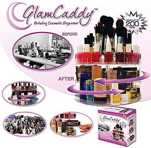 Cosmetic Organizers VERSATILE ROTATING GLAM CADDY