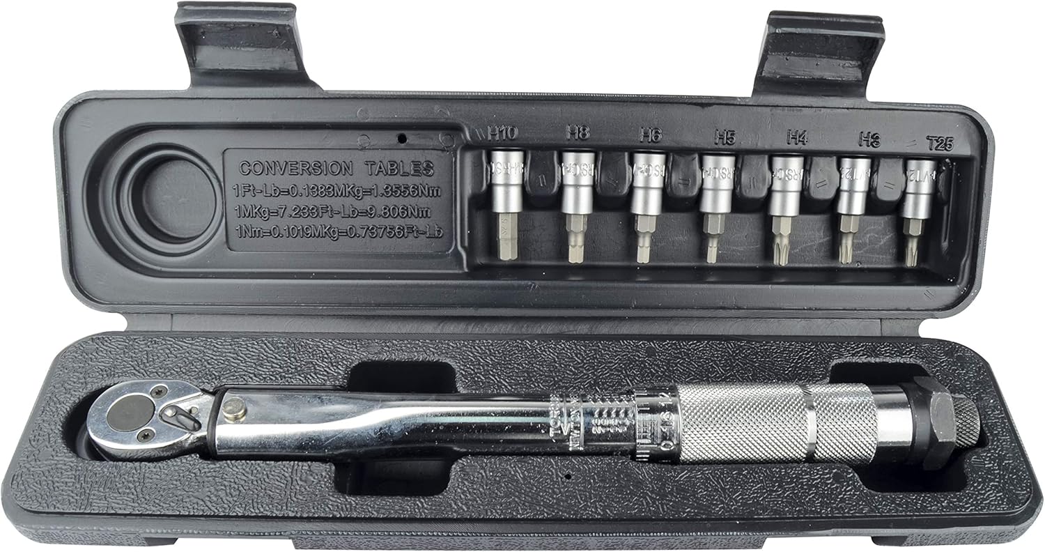 Brüder Mannesmann 18314 Torque Wrench 5-25 Nm 1/4"