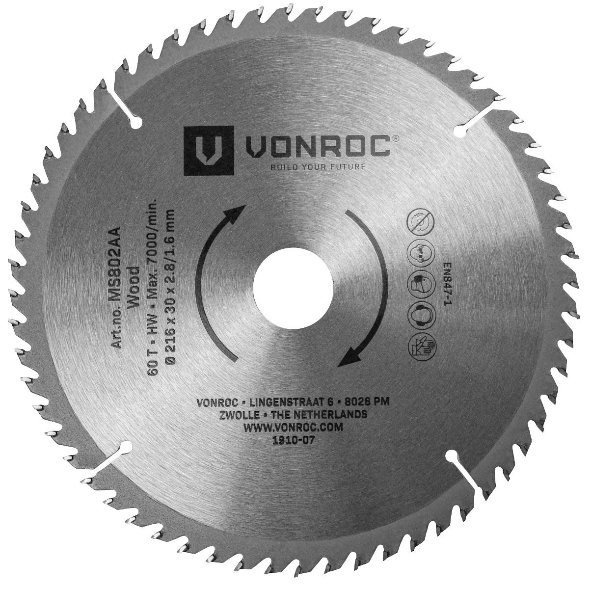VONROC Universal Saw Blade For Wood