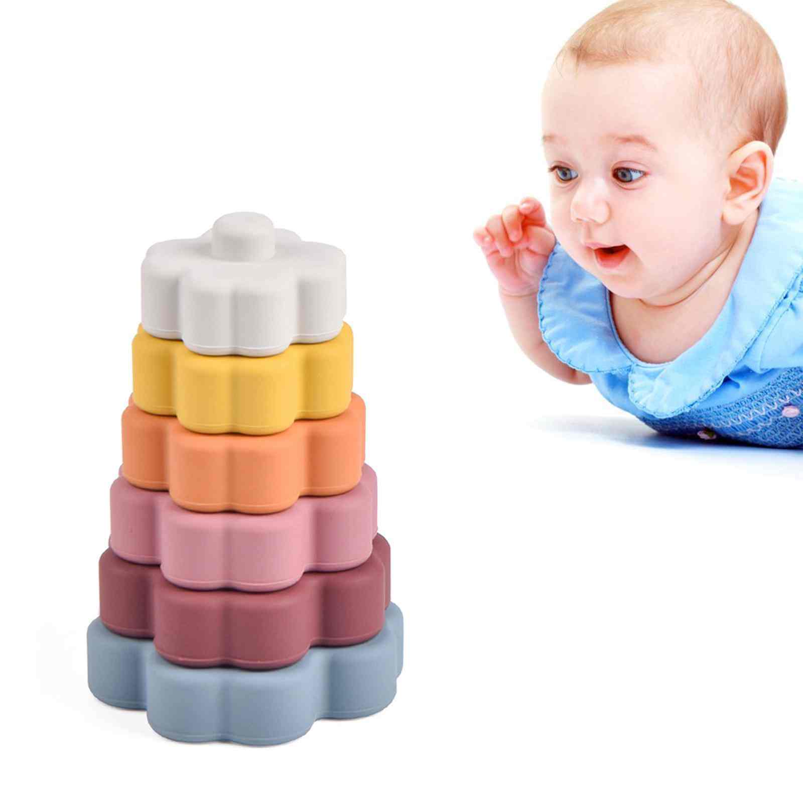 Silicone Baby Stacking Toy