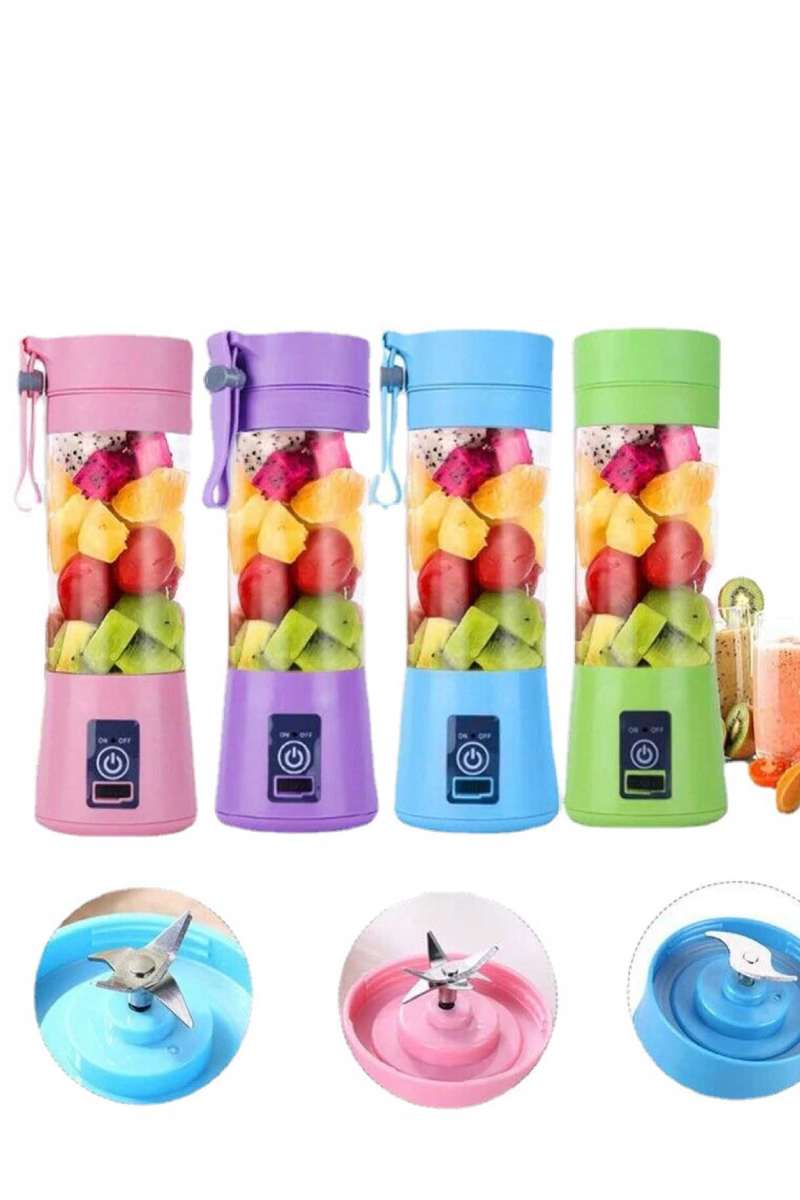 JUICE CUP Automatic Electric USB Rechargeable Mini Juicer Blende