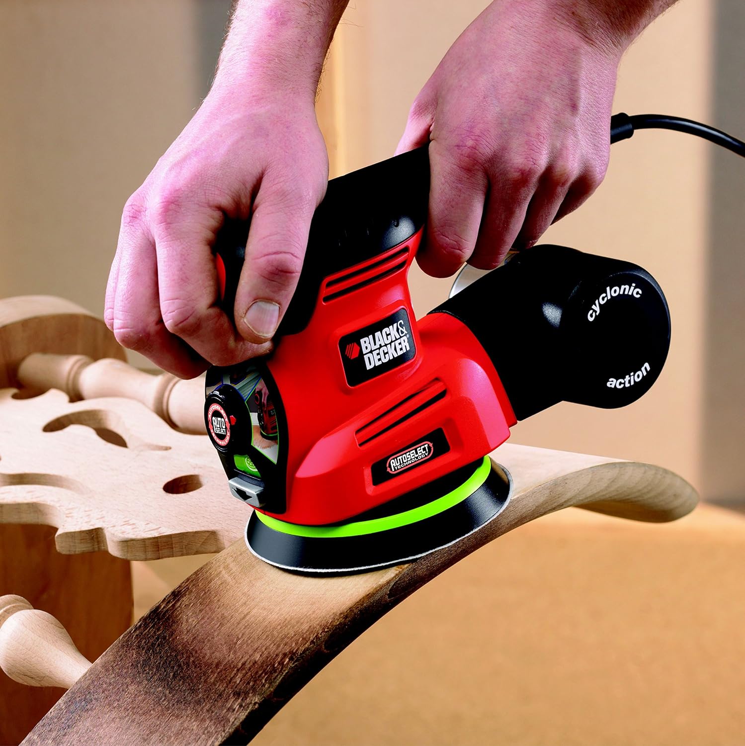 BLACK+DECKER KA280LSA-QS Multi Sander 4 In 1, With Plate For Shutters, With Accessories In Tool Bag