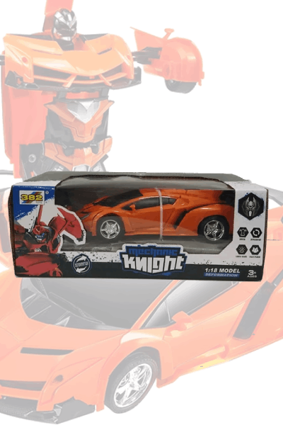 Remote Control Transformer Orange Car Mechanic Knigh