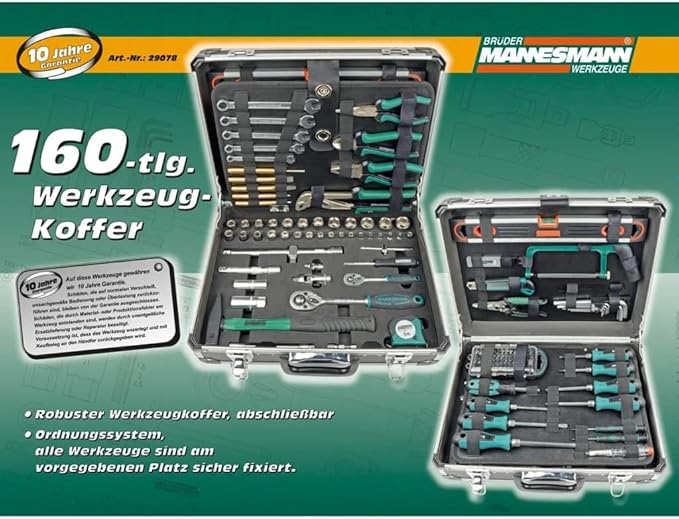 Brüder Mannesmann Tools 160 Pieces