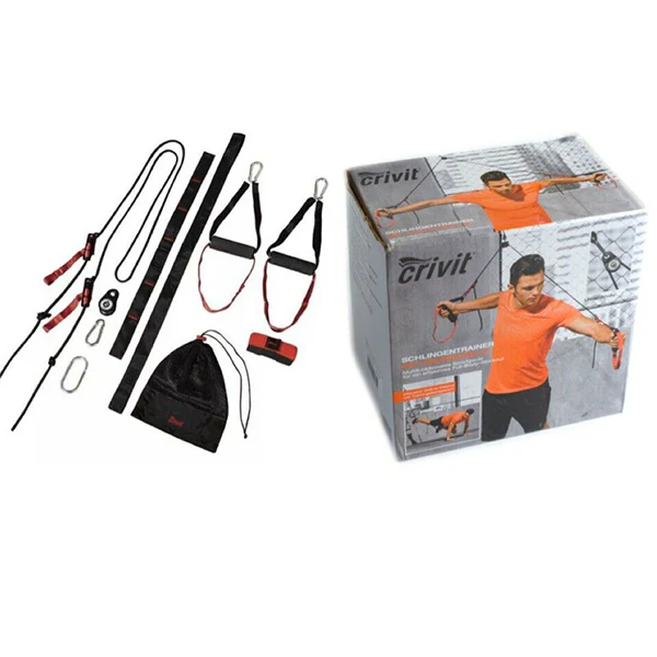 Crivit Resistance Bands (with Pulley) Full Body Workout Box Set