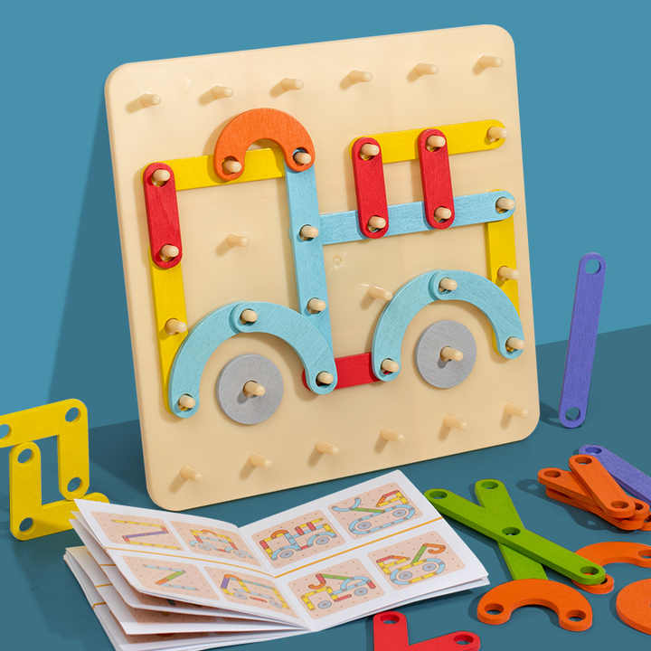 Wooden Variety Creative Pegboard Puzzle