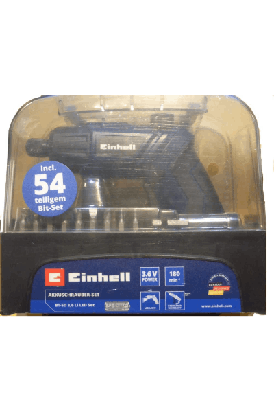 Einhell Cordless Screwdriver BT-SD 3.6 Li