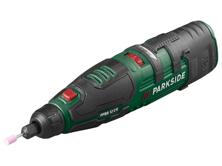 Parkside PFBS 12 B6 Cordless Precision Drill Grinder, 12 V