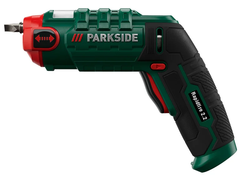 Parkside Multi-Tip Cordless Screwdriver. Rapidfire 2.2