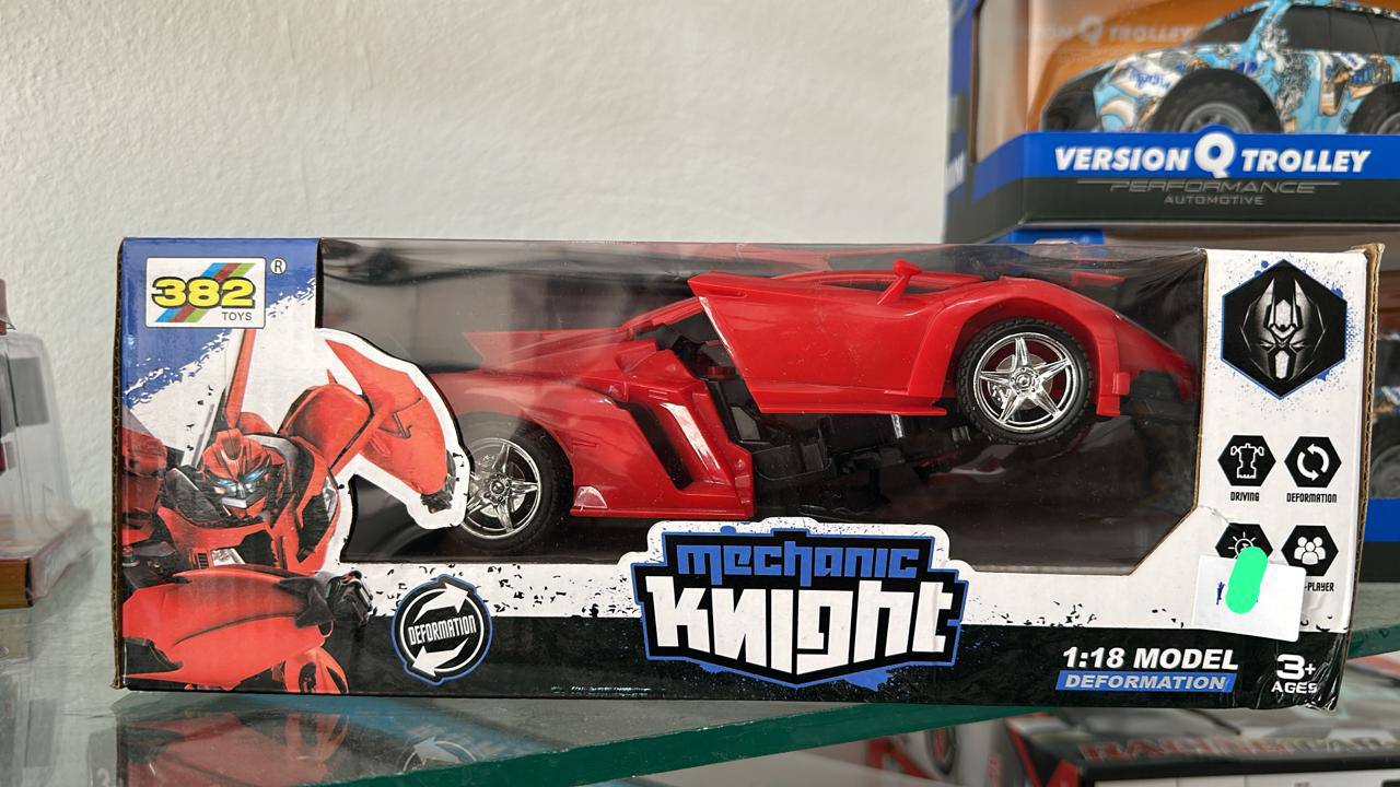 382 Mechanic Night Transformers Car For Kids