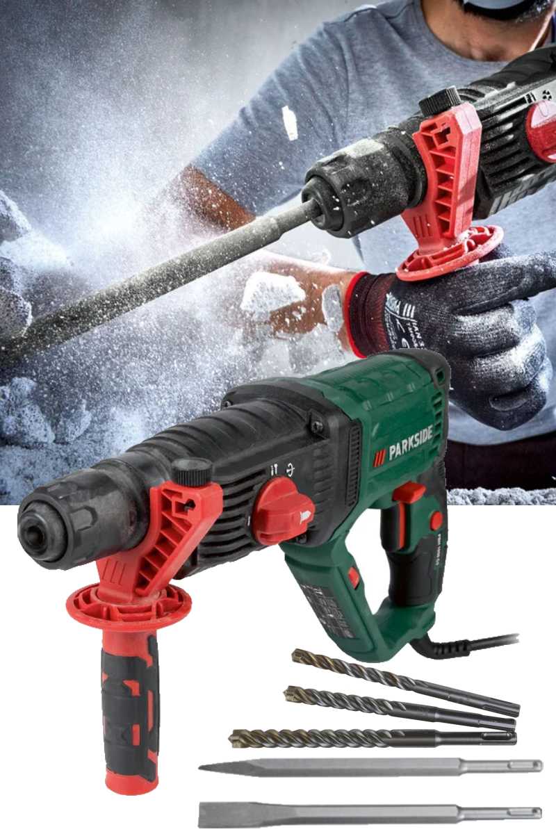 Parkside® PBH1050 SDS-plus Hammer Drill And Demolition Hammer