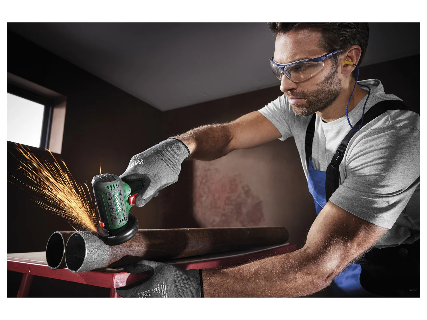 Parkside Set 1 12Volt: Angle Grinder + Drill