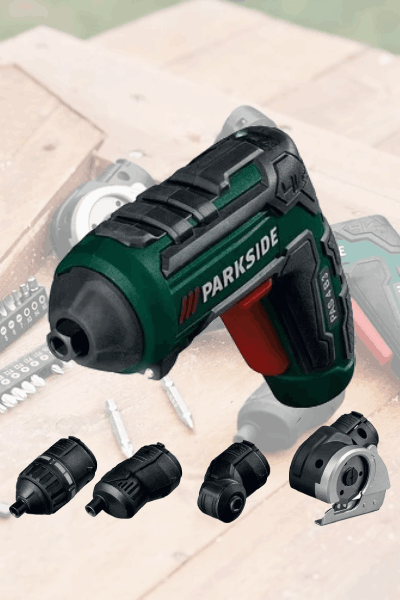 Parkside 4V Cordless Screwdriver 4 In 1 PAS 4 B3