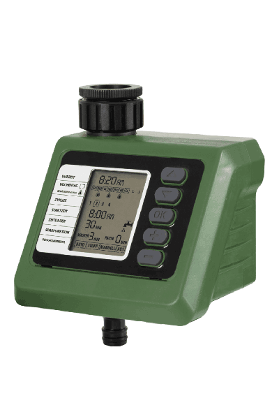 Ferrex Irrigation Computer With Rain Sensor, Integrated Timer