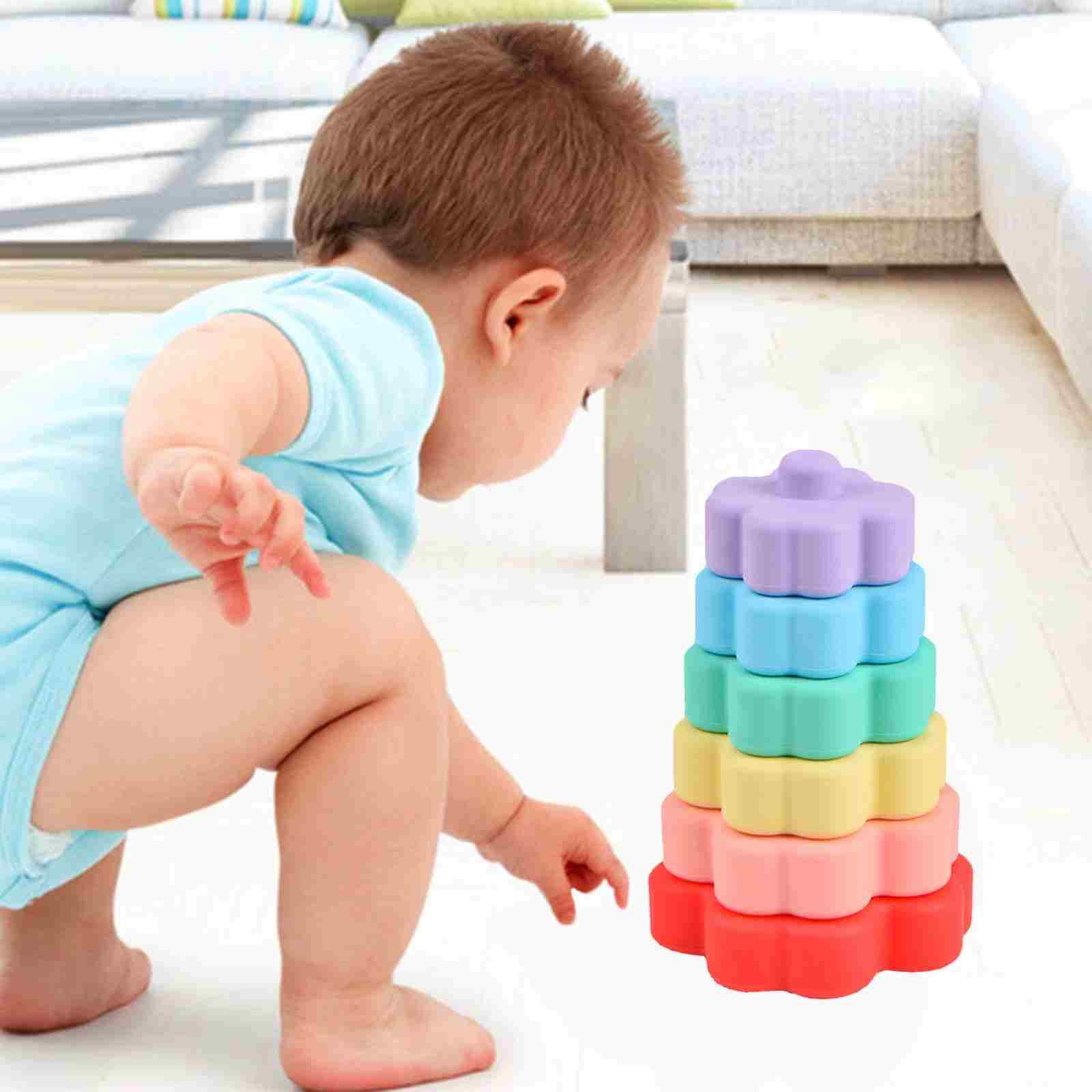 Silicone Baby Stacking Toy