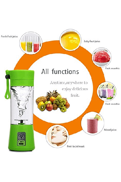 JUICE CUP Automatic Electric USB Rechargeable Mini Juicer Blende