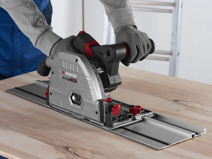 PARKSIDE 20 V Cordless Plunge Saw With Guide Rails