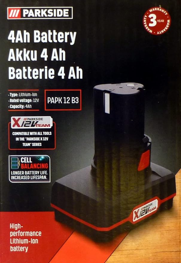 Parkside PAPK Battery 12 B3