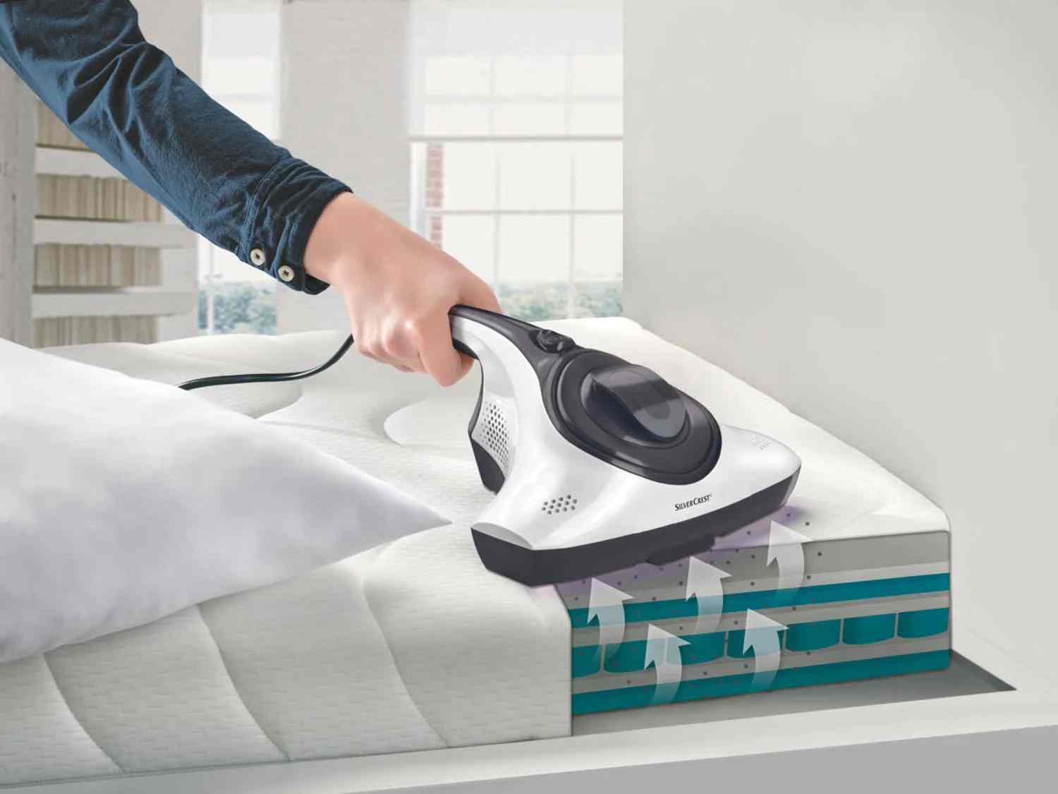 SILVERCREST® Mite Vacuum Cleaner, With UV Light