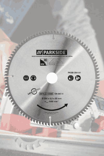 PARKSIDE® PKSB 254 A1 Circular Saw Blade