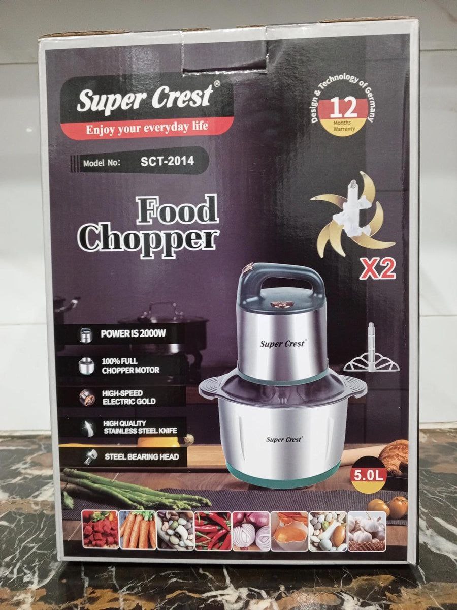 Super Crest Food Chopper 5L