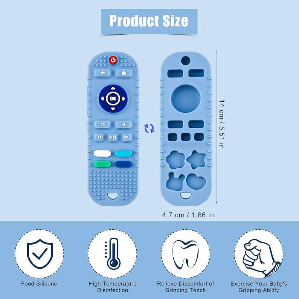 Silicone Baby Teething Toy Remote Control