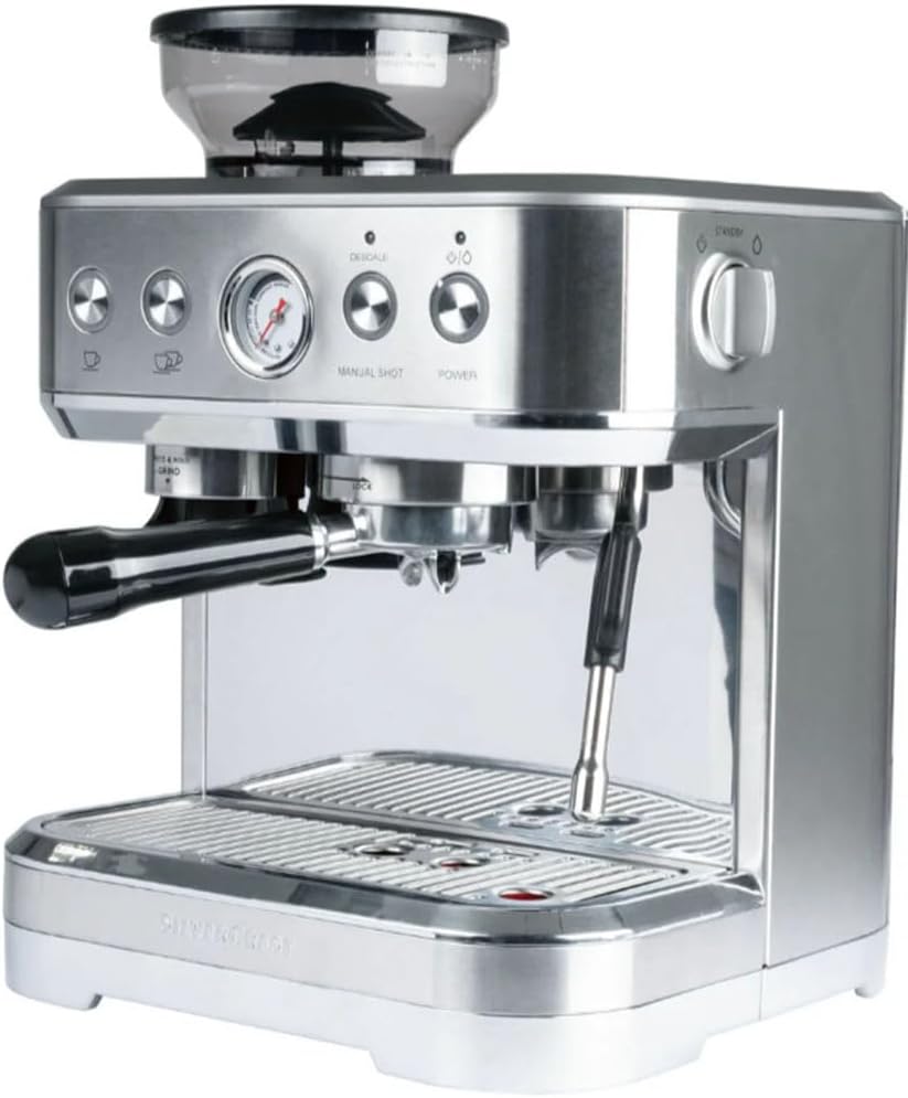 Silvercrest® Kitchen Tools SSMP 1770 A2 Professional Portafilter Machine With Integrated Grinder