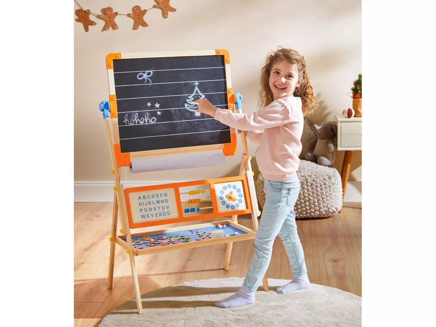 Playtive Children's Standing Board Learning Double-Sided Board