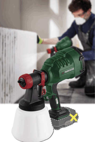 PARKSIDE® Cordless Paint Sprayer PFSA 20-Li B2, 20 V (without Battery And Charger)