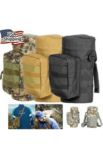 Travel Military Water Bottle Bag Portable