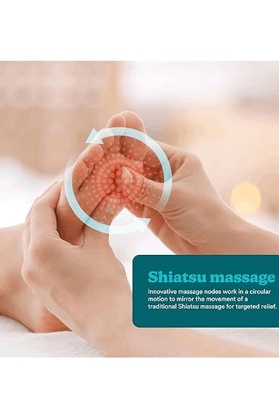 HoMedics Dual Shiatsu Foot Massager - Deep Kneading Shiatsu Foot Massager With 12 Rotating Massage Heads, Soften Stiff Muscles