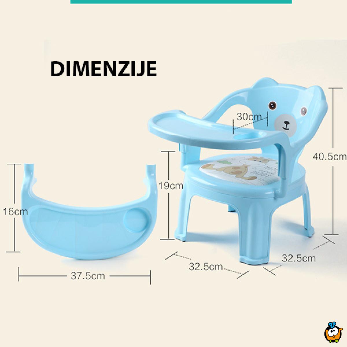 Children's Dining Chair With Plate 