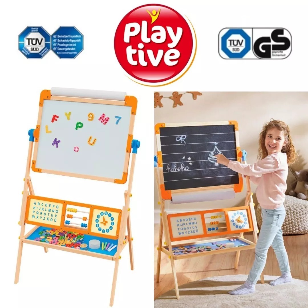 Playtive Children's Standing Board Learning Double-Sided Board