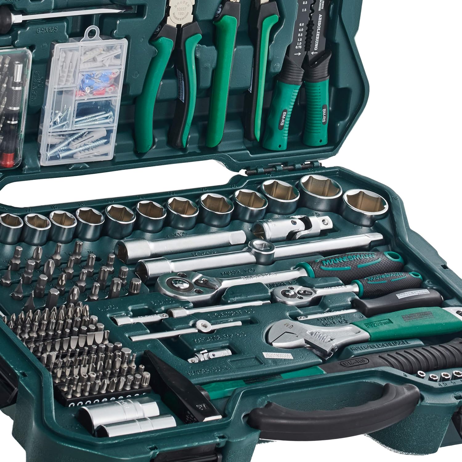 Tool Set (303 Pieces) By BrUder Mannesmann