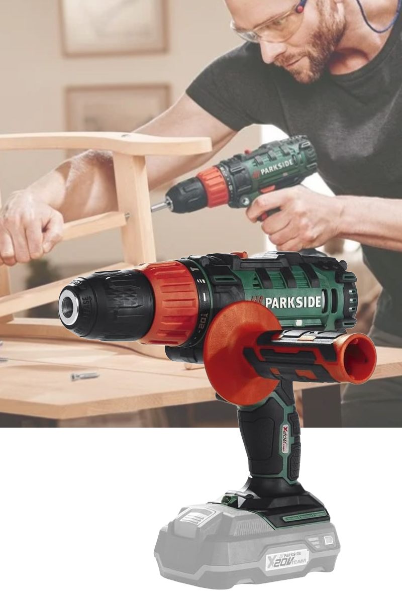 Parkside 20v 3 In 1 Cordless Impact Drill -bare Units Battery Not Included