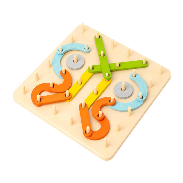 Wooden Variety Creative Pegboard Puzzle
