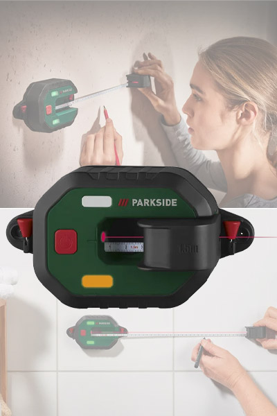 PARKSIDE® Spirit Level With Tape Measure PLLM 10 A1