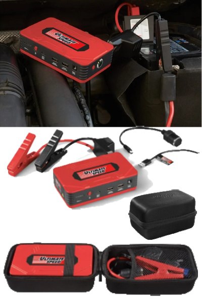 ULTIMATE SPEED® 2-in-1 Mobile Car Jump Starter, UMAP 12000 D4