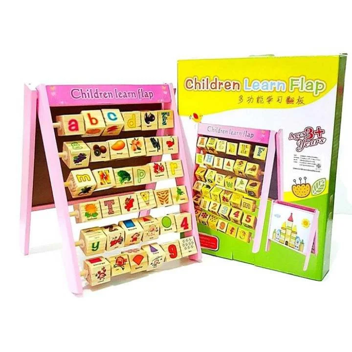 Wooden Children Learn Flap