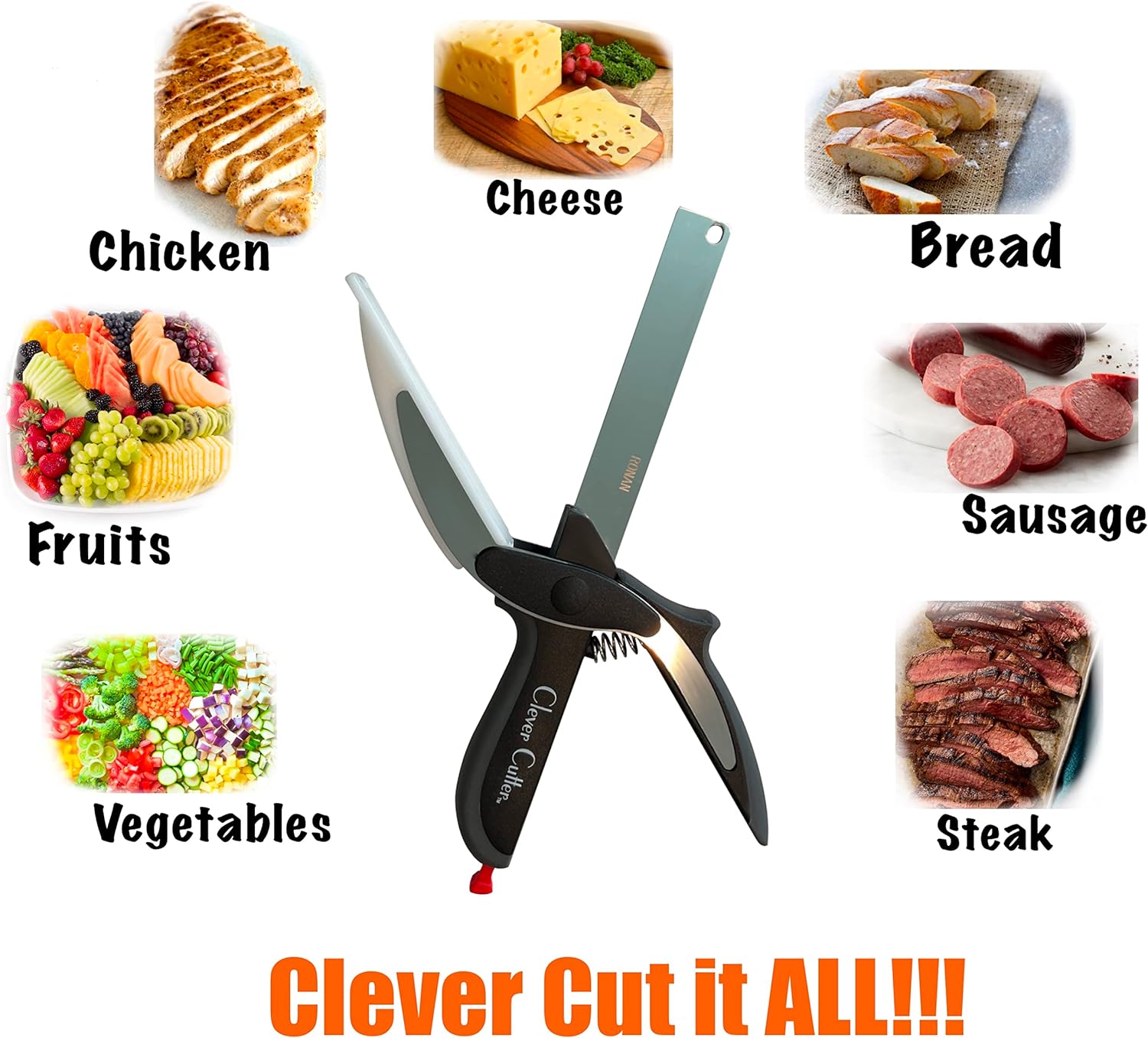 Clever Cutter 2-in-1 Knife & Cutting Board