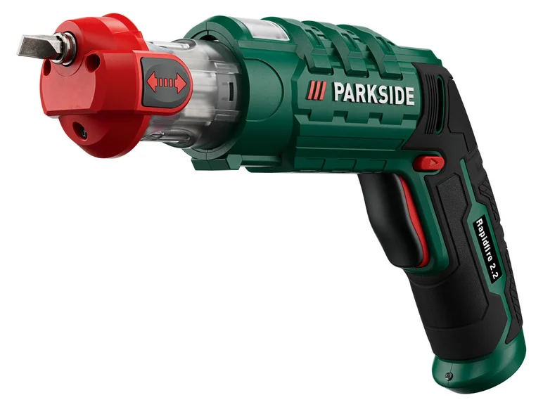 Parkside Multi-Tip Cordless Screwdriver. Rapidfire 2.2