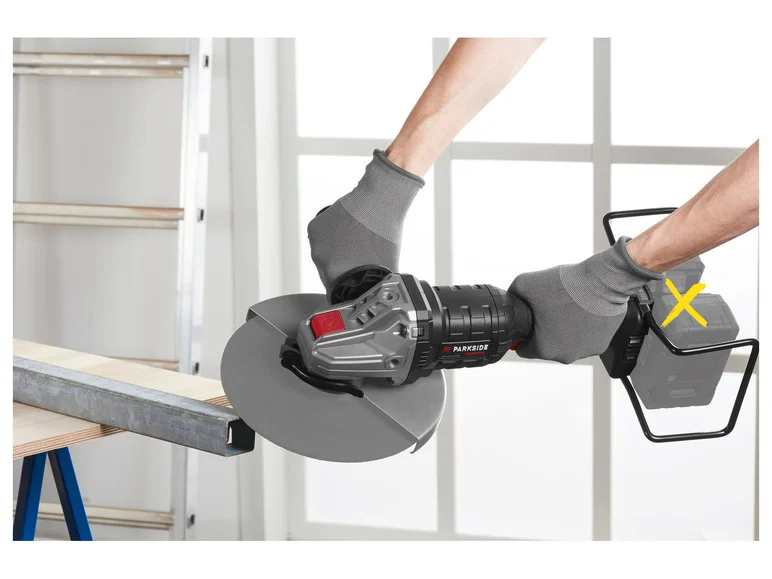 PARKSIDE PERFORMANCE® Cordless Angle Grinder 