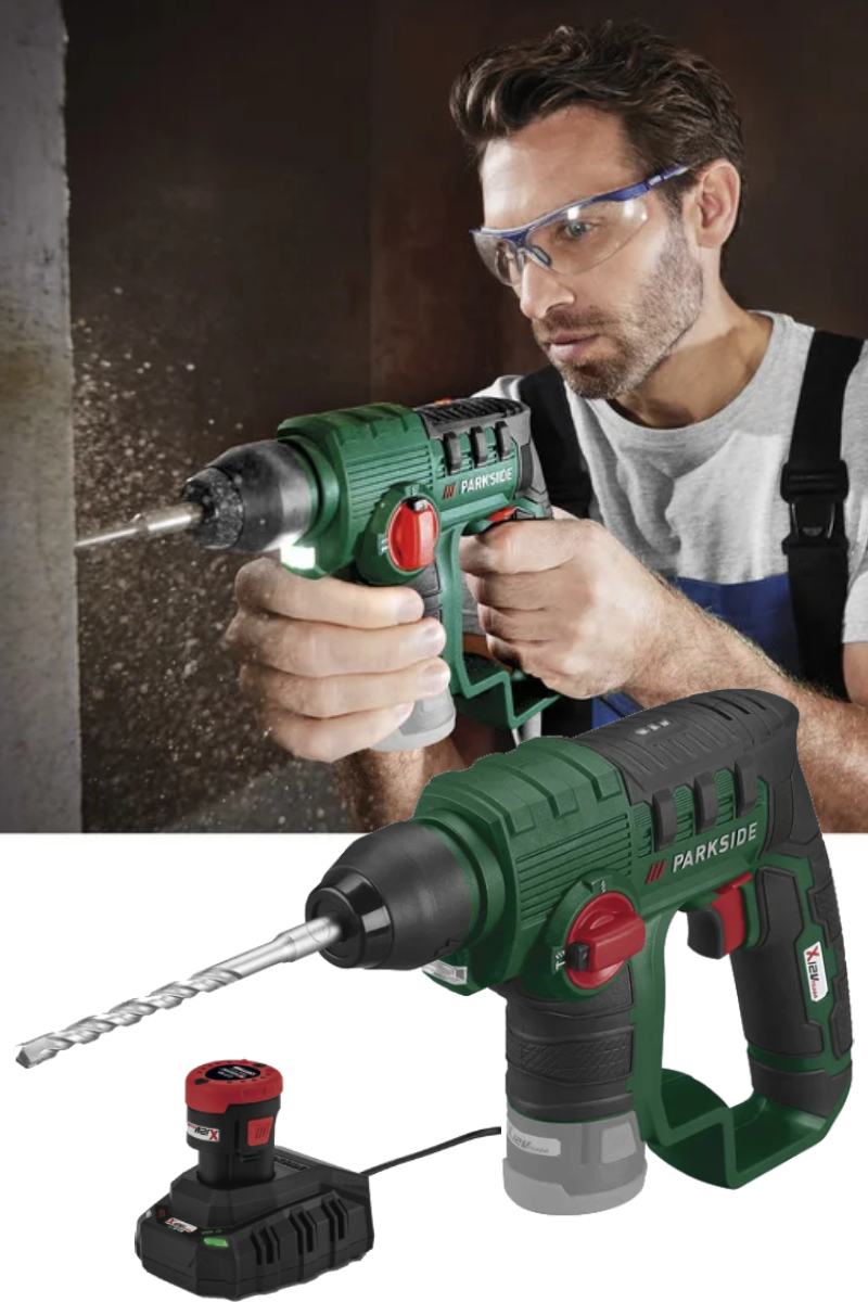 Parkside 12v Cordless Hammer Drill PBHA 12 A1