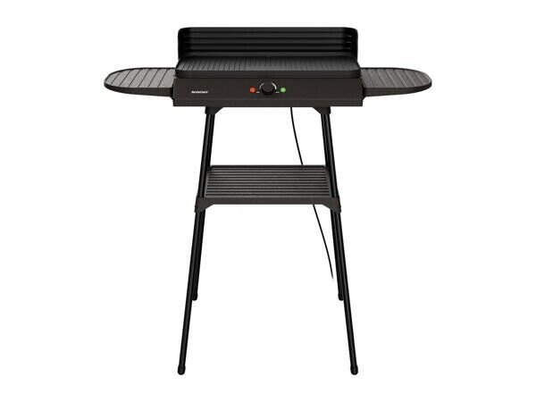 Silvercrest Electric Tabletop Free-Standing Barbecue Indoors Outdoors BBQ