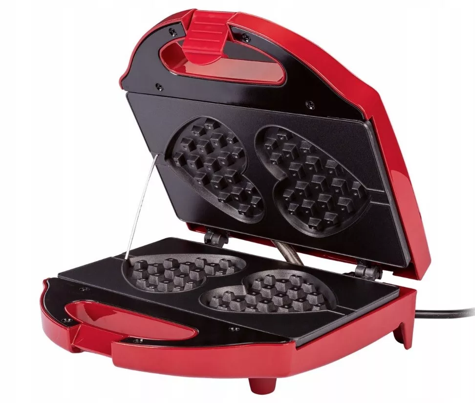 Electric Waffle Maker Giles Posner Belgian Heart Shaped Donut Pan