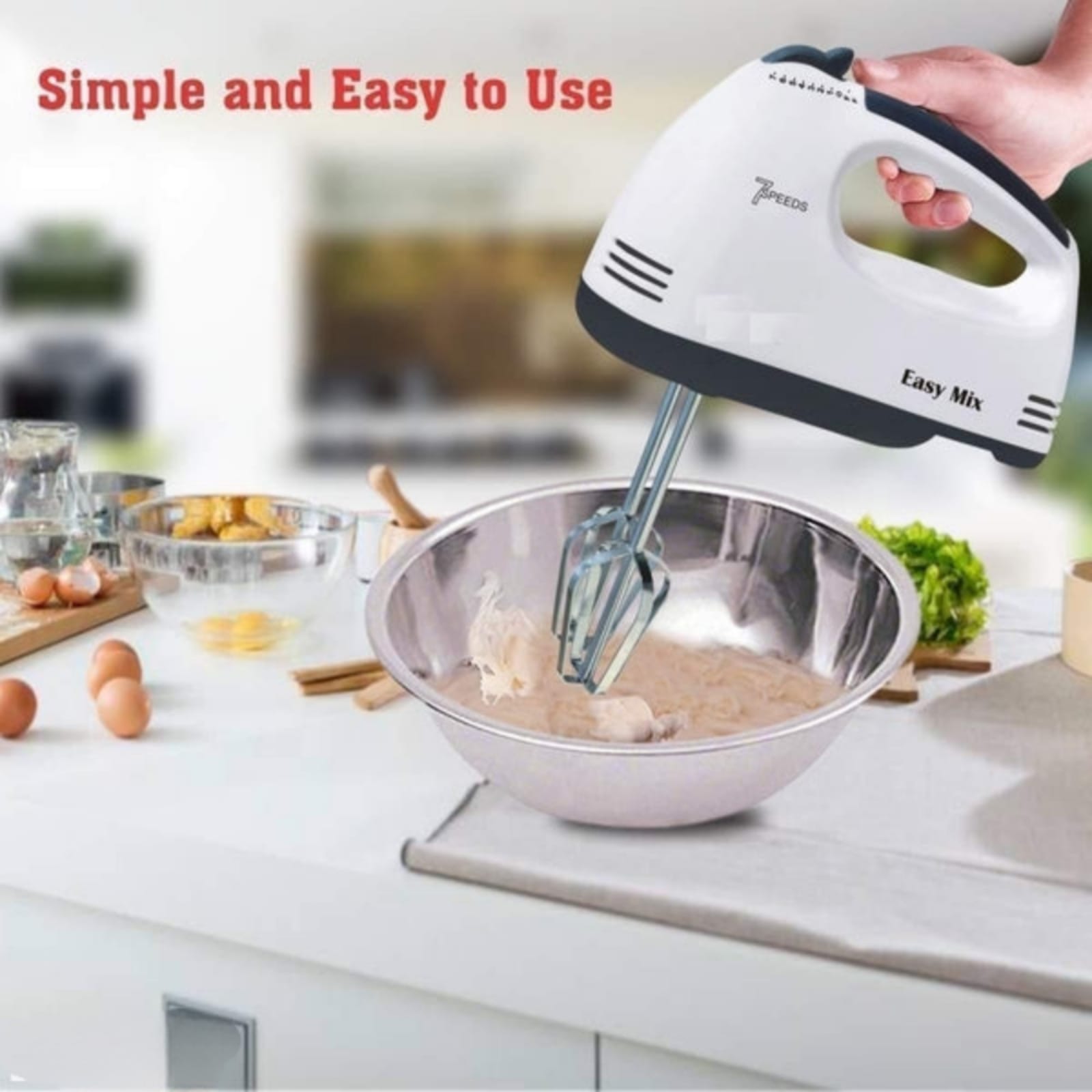 Handheld 7 Speed Electric Hand Mixer