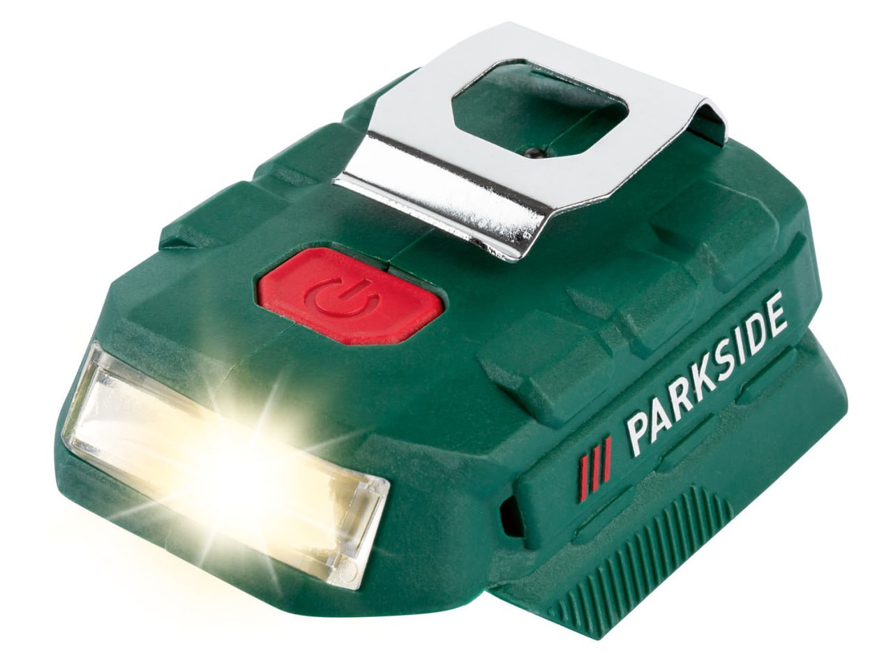 PARKSIDE® USB Battery Adapter With LED Light PAA 20 Li-B3, 20 V