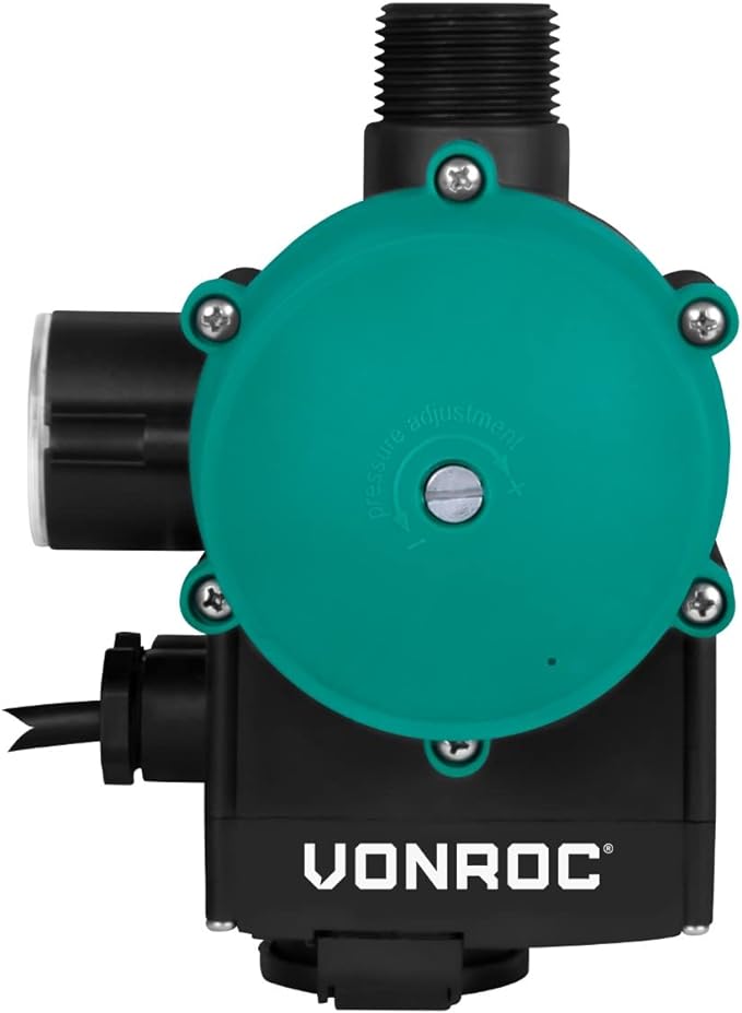 VONROC Electronic Pressure Switch/Pressure Switch - Plug & Play - Max. 1100W - Universal