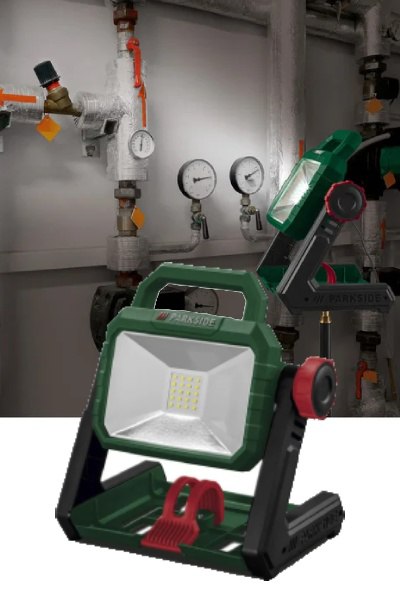 PARKSIDE® LED Construction Site Spotlight PLSA 20-Li A1, 20 V